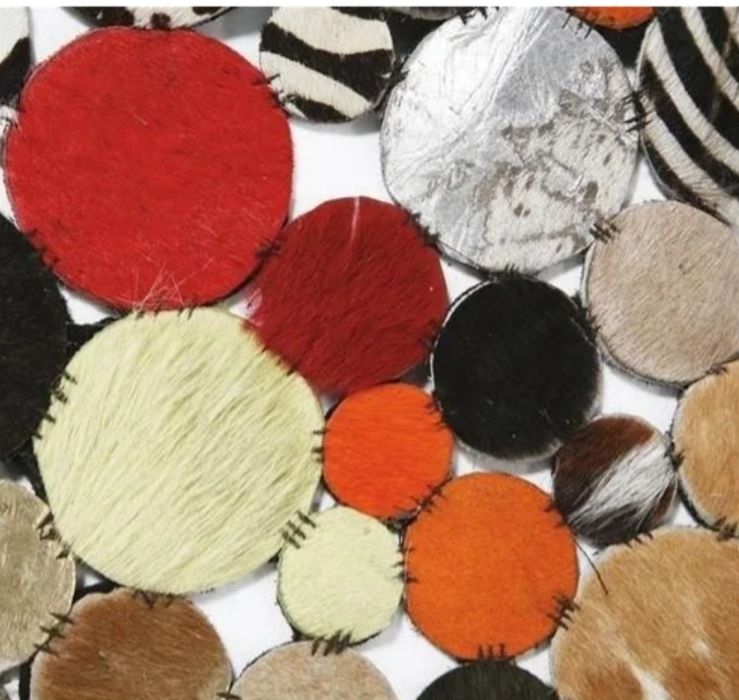 Кожен килим кръг