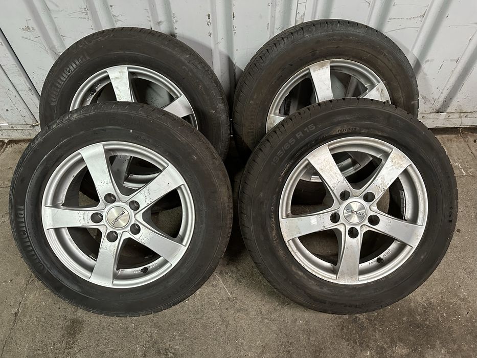 Set jante aliaj dezent + anvelope  Jante R15 , 5x112 Seat, Skoda, VW
