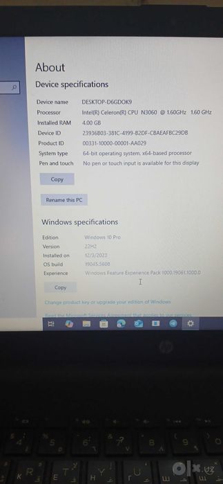 Noutbook HP i 3 64-bit
