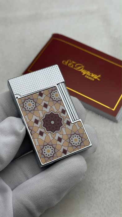 St dupont стоманена запалка