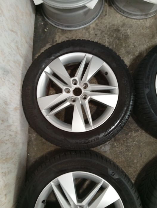 Jante 17 5x112 Skoda Audi vw seat+215/55/17 iarna