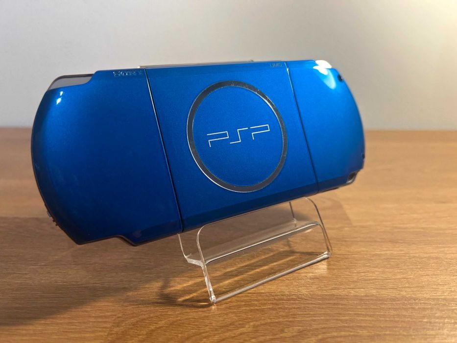 PSP 3000 Hybrid Black/Blue modată — combinație unicat, garanție 12 luni | Japonia