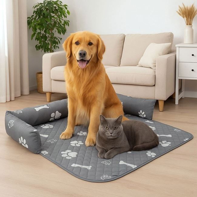 Легло за кучета-80х75 см./непромокаема постелка за домашни любимци