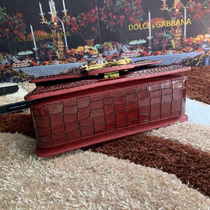 Geanta Dolce Gabbana Amore 27 cm rosu, Premium