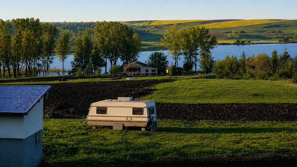 Casa langa lac + teren mare, panouri fotovoltaice.