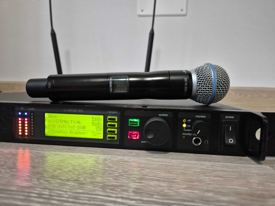 m*6様 Shure UR4S x2 ABJ ワイヤレス2台セット週末セール shure ur second hand si noi de vanzare • Anunturi • OLX.ro