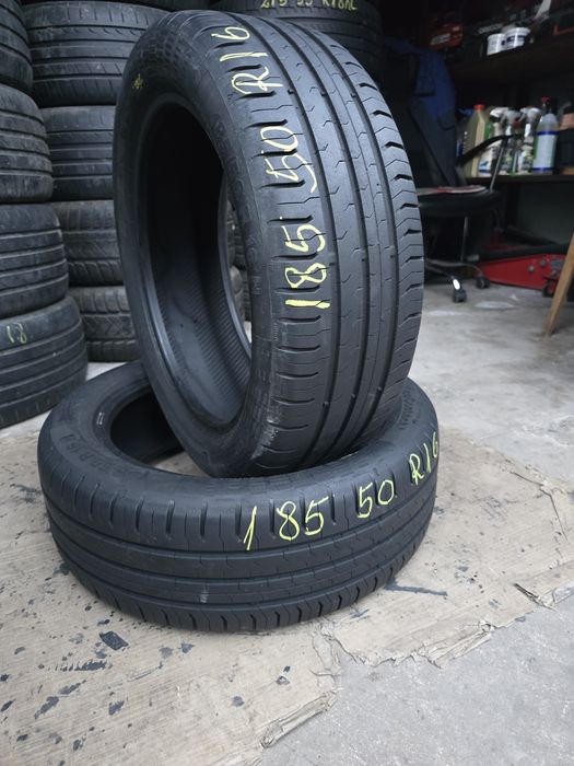 2 Anvelope Vară Continental 185 /50 R16.  Stare Perfectă.