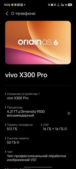 Vivo x300 pro 512/16