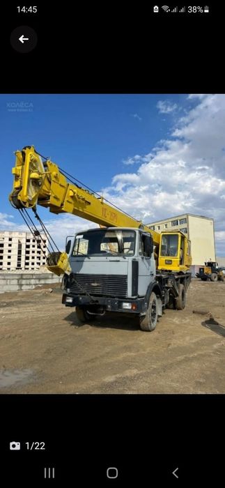 Услуги автокрана  16 тонн, стрела 21 метров , цена договорная