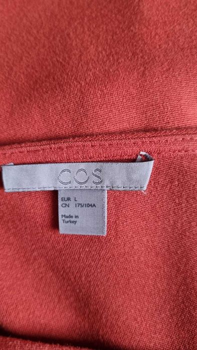 Rochie asimetrica COS, vascoza 75%, marimea L