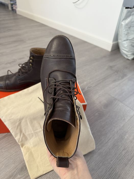 Ghete barbati piele Bobbies Paris