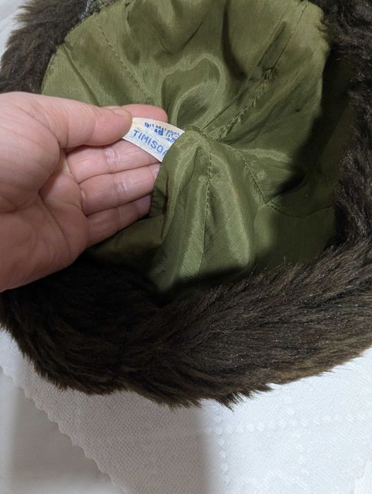 Căciulă de blană naturala PREMIUM – călduroasă, stil elegan (ca nouă!)
