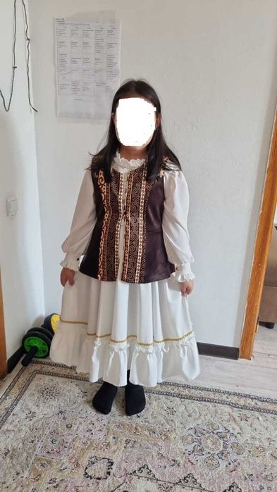 Национальное казахское платье для девочки 9 лет