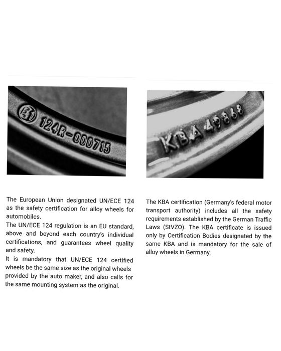 Jante 19 Mercedes AMG Style Omologate KBA Germany 
Jante Negre