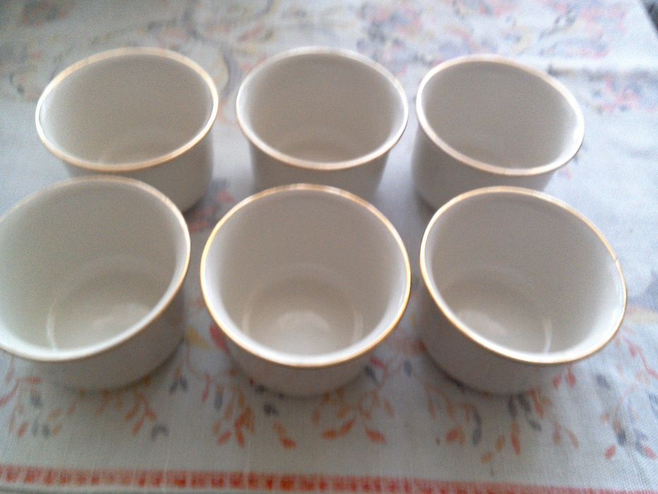 Ceșcuțe porțelan Bavaria, pentru ceai/cafea/sake/vișinată - 6 bucăți
