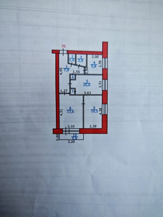 Продам квартиру, Центр города, 3 микрорайон.
