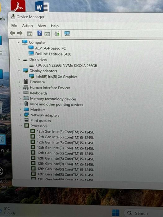 Dell Latitude 5430 i5-1245U/16RAM DDR4/256GB SSD/Iris XE/Full HD тъч
