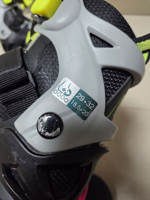 Role reglabile copii gri/ galben 29-32