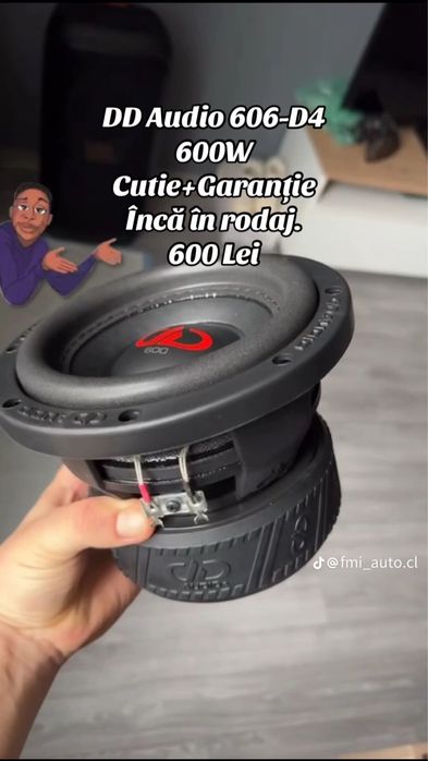 Vand Subwoofer Auto DD audio  1000w