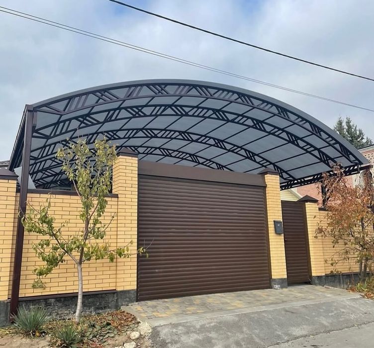 Навес для дома под ключ