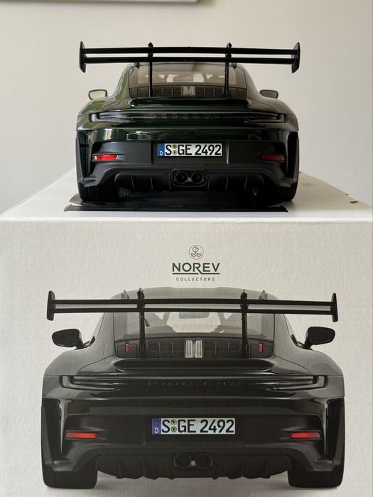 Колекционерски автомобил Porsche 911 GT3 RS 1:12 Norev