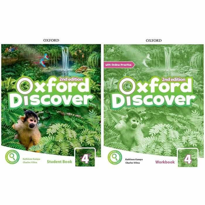 Доставка. Oxford discover 2nd edition 1-6 часть, student book+workbook