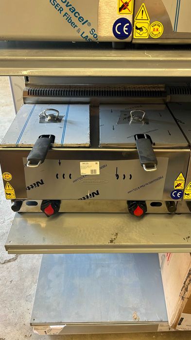 Двоен ГАЗов фритюрник 5 + 5 литра