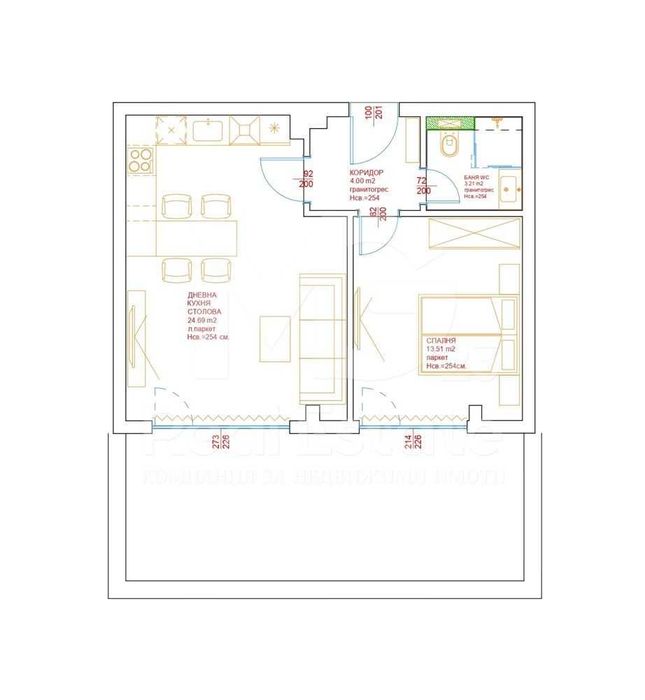 Продава се Двустаен апартамент в Пловдив, Остромила - 92 кв.м за 1506 €/кв.м - Снимка #13