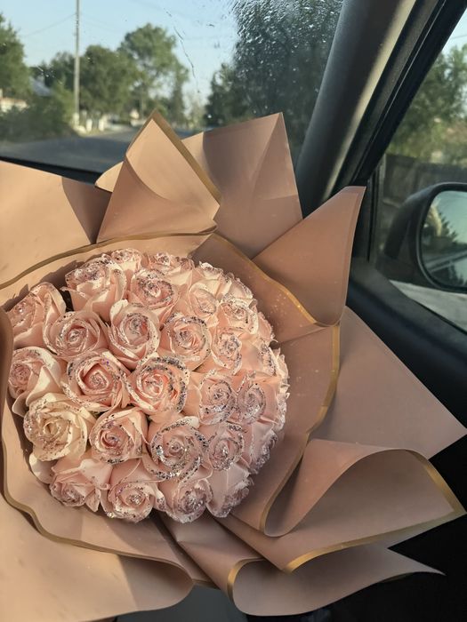 Buchet trandafiri de sapun/trandafiri regali