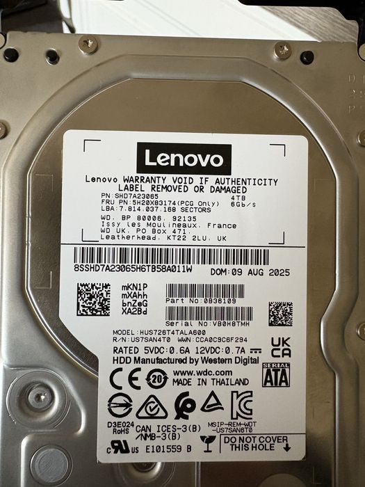 Hdd enterprise WD ultrastar DC 4tb