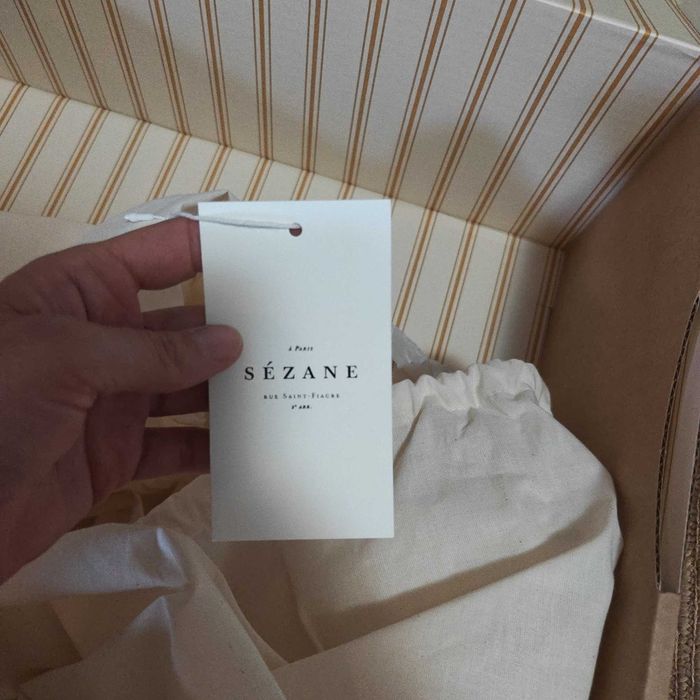 Sezane raffia чанта сърца