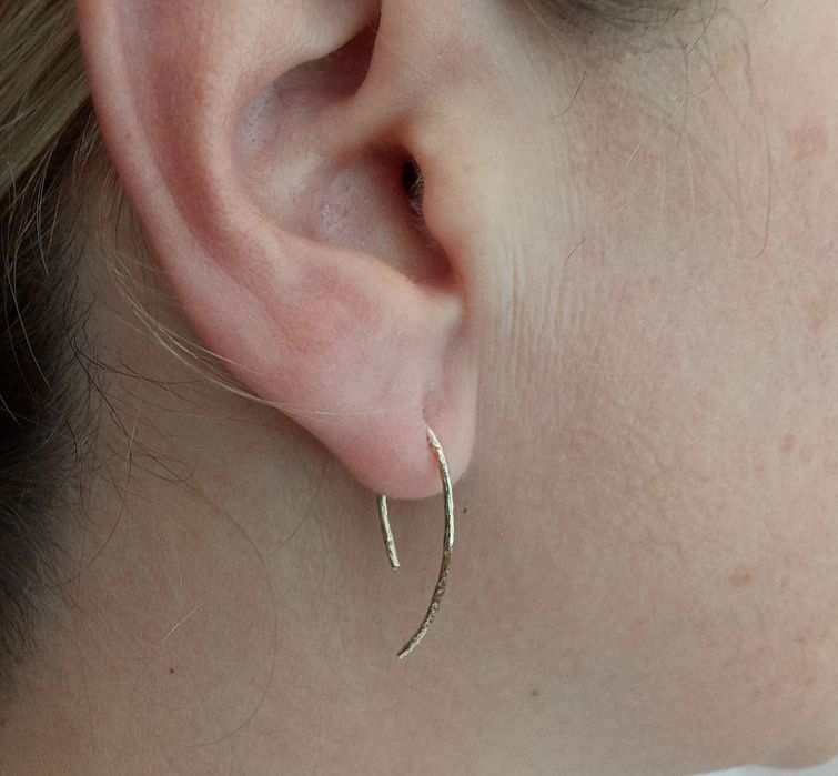 Златни обеци 14 карата