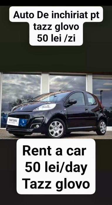 Auto de inchiriat 50 lei/zi pt uz personal sau  livrari glovo wolt tim