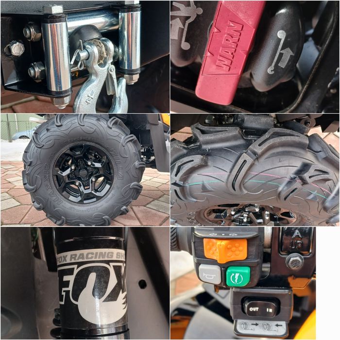 Outlander Max XTP 1000R.4x4.inmatriculabil număr negru.Polaris.cf moto