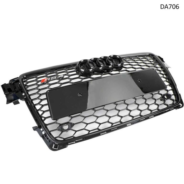 Предна решетка Audi A4 B8 Пчелна пита 08-12 централна мрежа броня