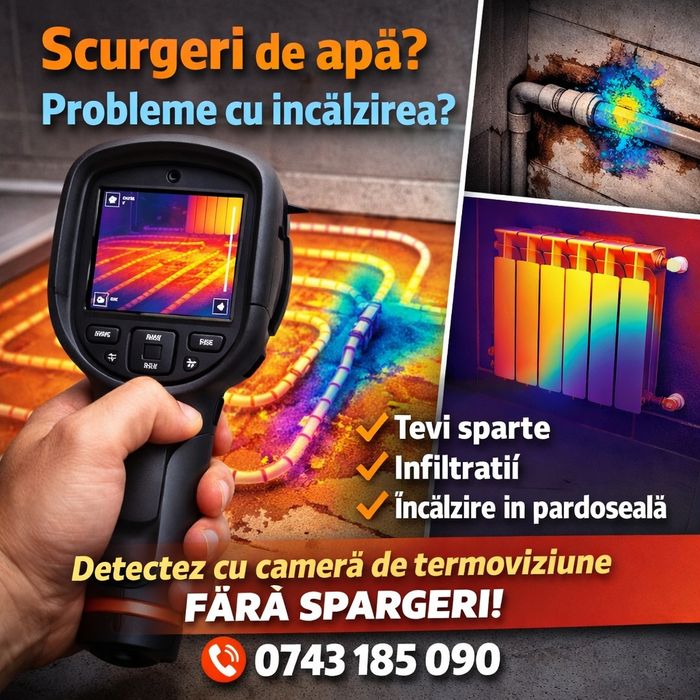 Video inspectie / camera termoviziune Târgu Mures