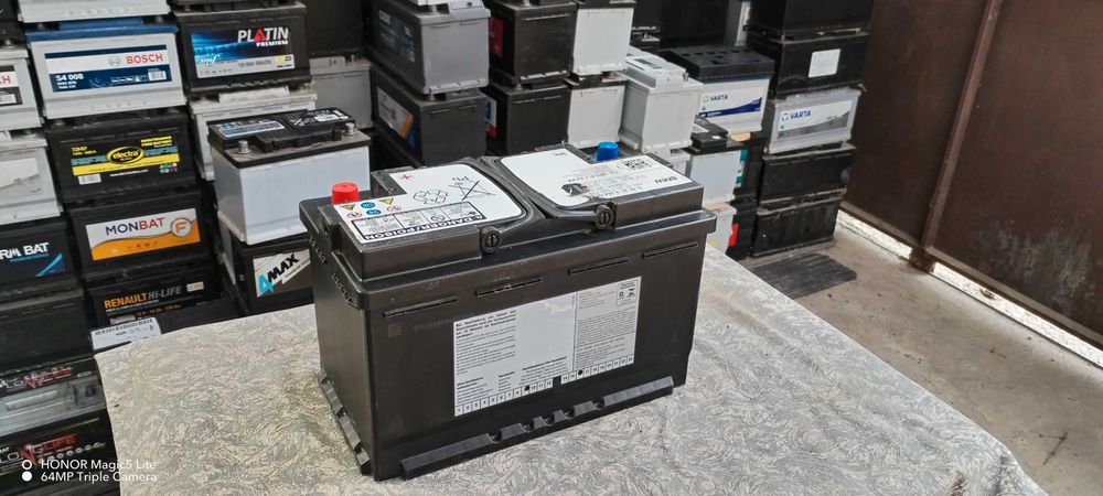 Акумулатор BMW 80 ач, AGM, гаранция и доставка