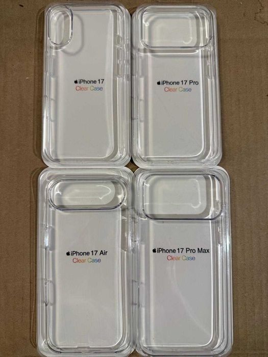 3 Husa Transparenta sau silicon iPhone seria 17 Air/Pro/Max