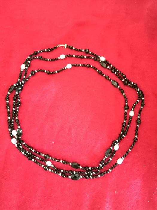 Колие, Перли, Ахат, злато, сребро