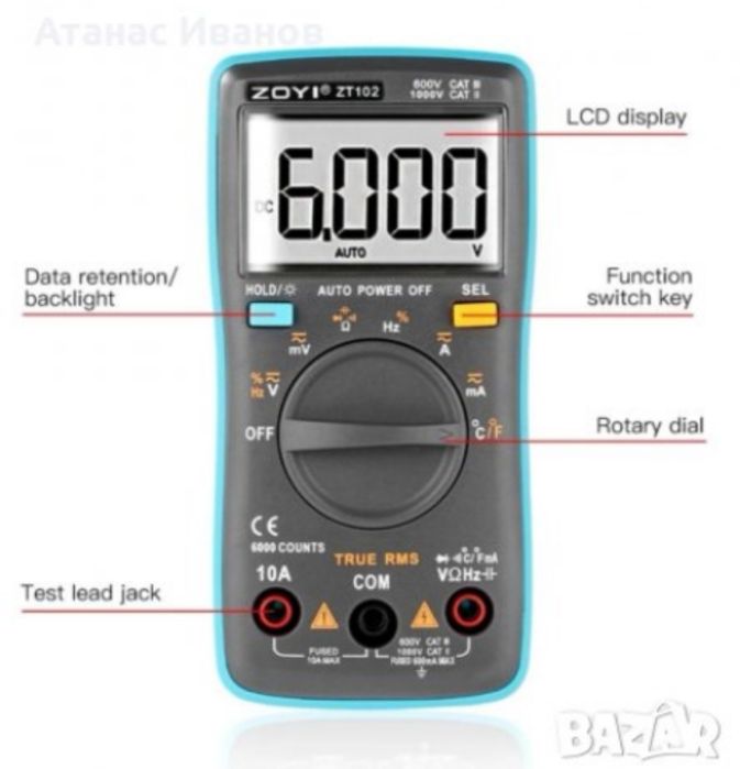 Професионален поялник 220V/90W с качествен бързо загряващ  нагревател