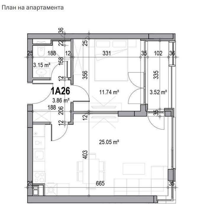 Продава се Двустаен апартамент в София, Малинова долина - 70 кв.м за 1166 €/кв.м - Снимка #4