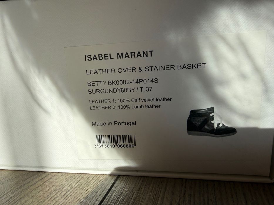 Оригинальные Isabel Marant bobby scarlet  (37 размер)