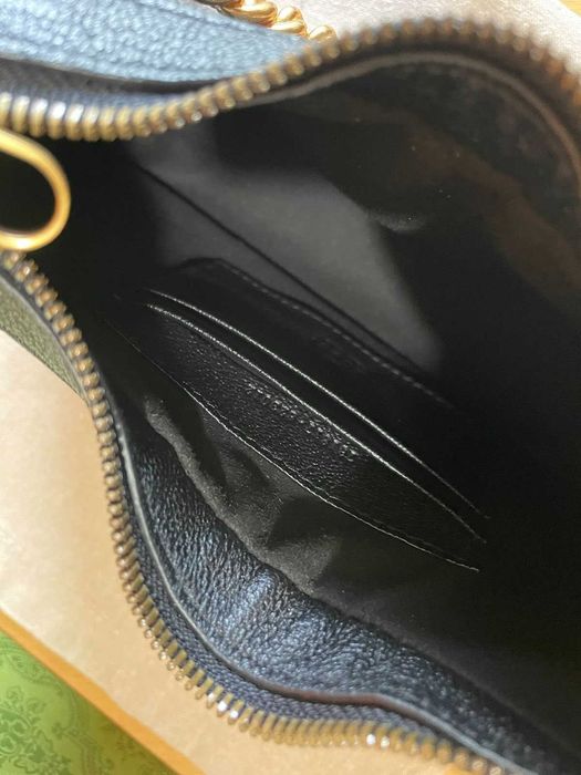 Geanta originala Gucci din piele neagra, maner si lant Gucci Aphrodite