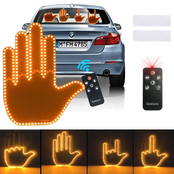 Semn LED Auto cu Telecomanda