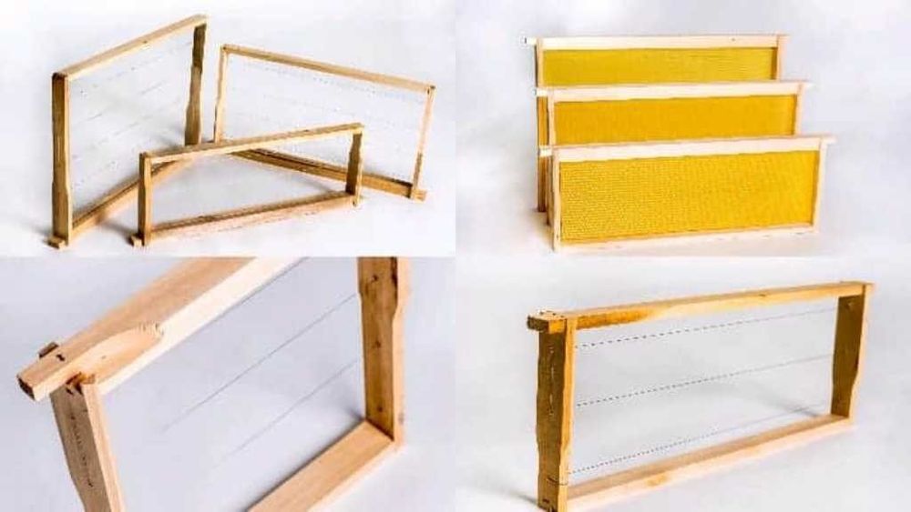 Пчелни рамки от липа с хофманов уширител ,прави - сковани и обтелени