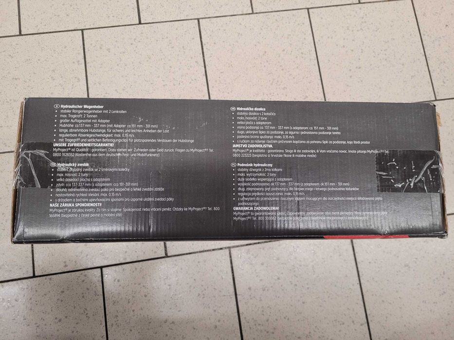 Vand Cric Hidraulic tip crocodil cu 2 Roti, 2 Tone, NOU Pret 260 Lei