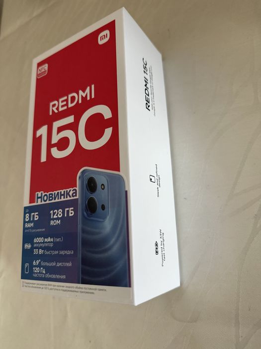 Redmi 15C Mint 128gb Хит Продаж