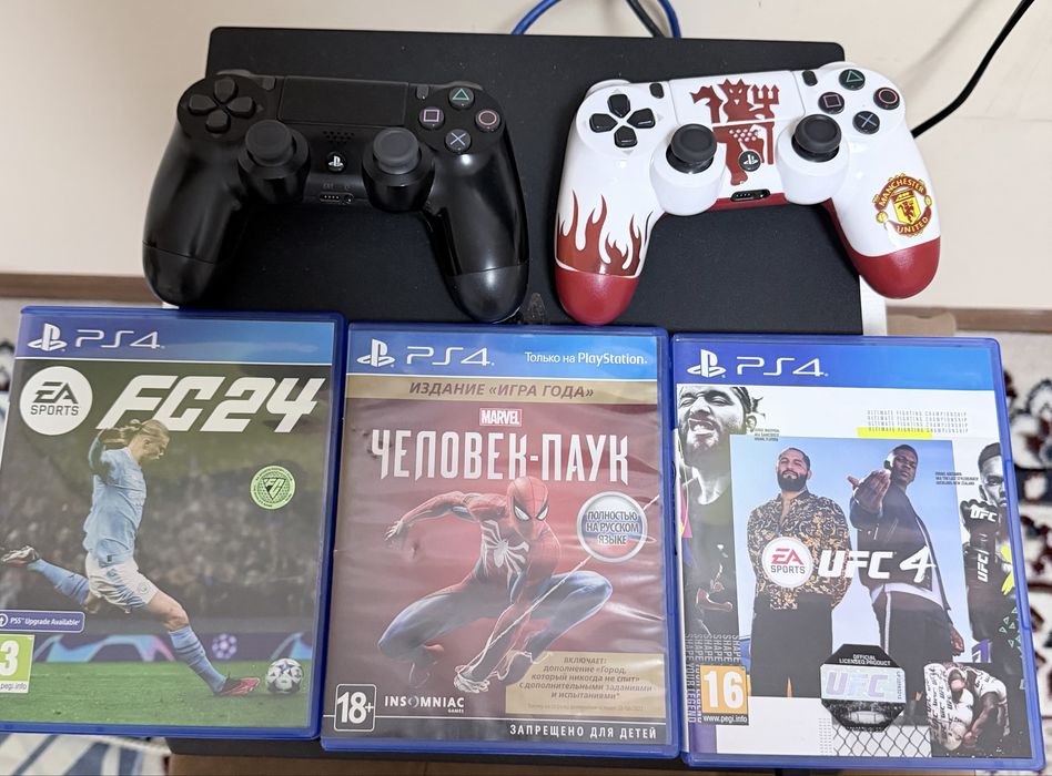 Playstation 4 PS4 Pro 1тр c 3 играми