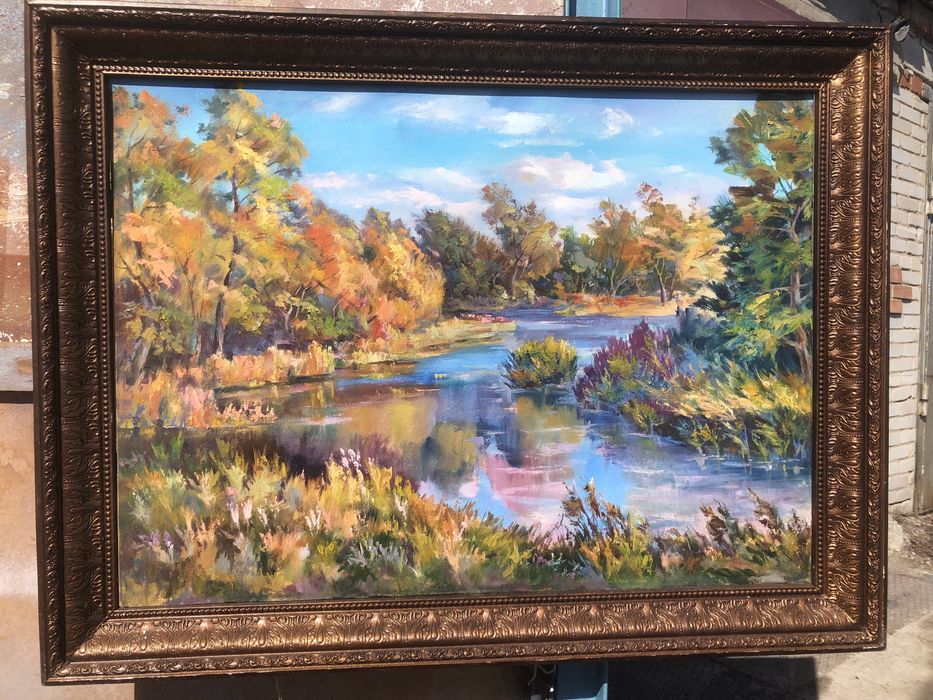 Картины, краски на грунтованном холсте