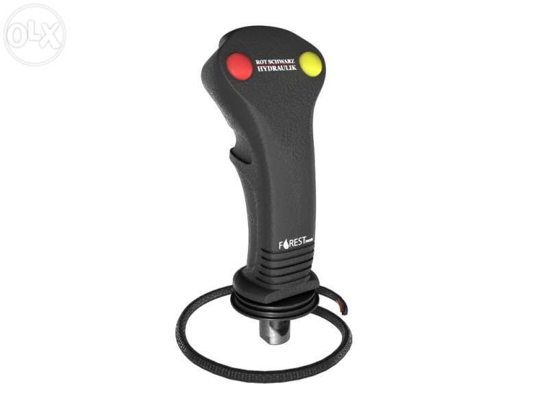 Joystick electromecanic 2 butoane pentru distribuitor hidraulic